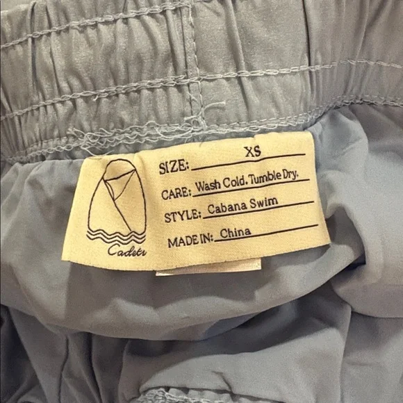 Cadets Men’s Cabana Swim Shorts in Light Blue SZ XS NWT - Picture 3 of 3
